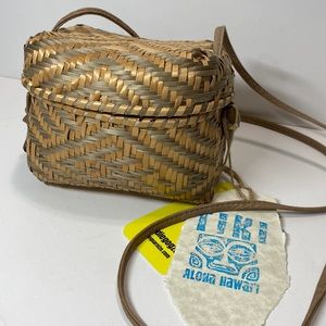 Mini Woven Basket Bag